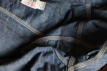 TR-SH05 Harvest Chambray short sleeve Shirt-INDIGO-3XL,INDIGO, small image number 5