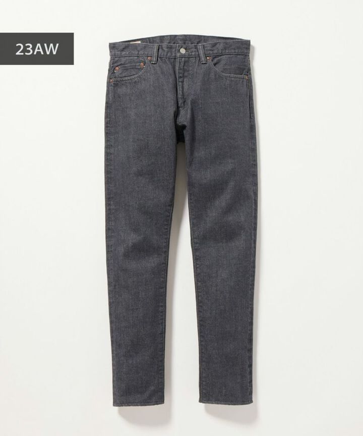 MXJE1100 14oz SELVEDGE GRAY DENIM NARROW TAPERED,, medium image number 0