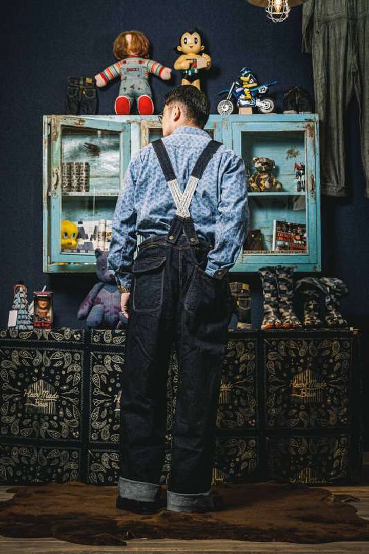 GZ-UOA0412 12oz Selvedge Denim Utility overall,ID, medium image number 9