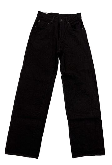 ONI222CCD-BKBK 15oz Crushed Concrete Denim Black x Black Kabuki Selvedge Super Wide Straight,, small image number 7