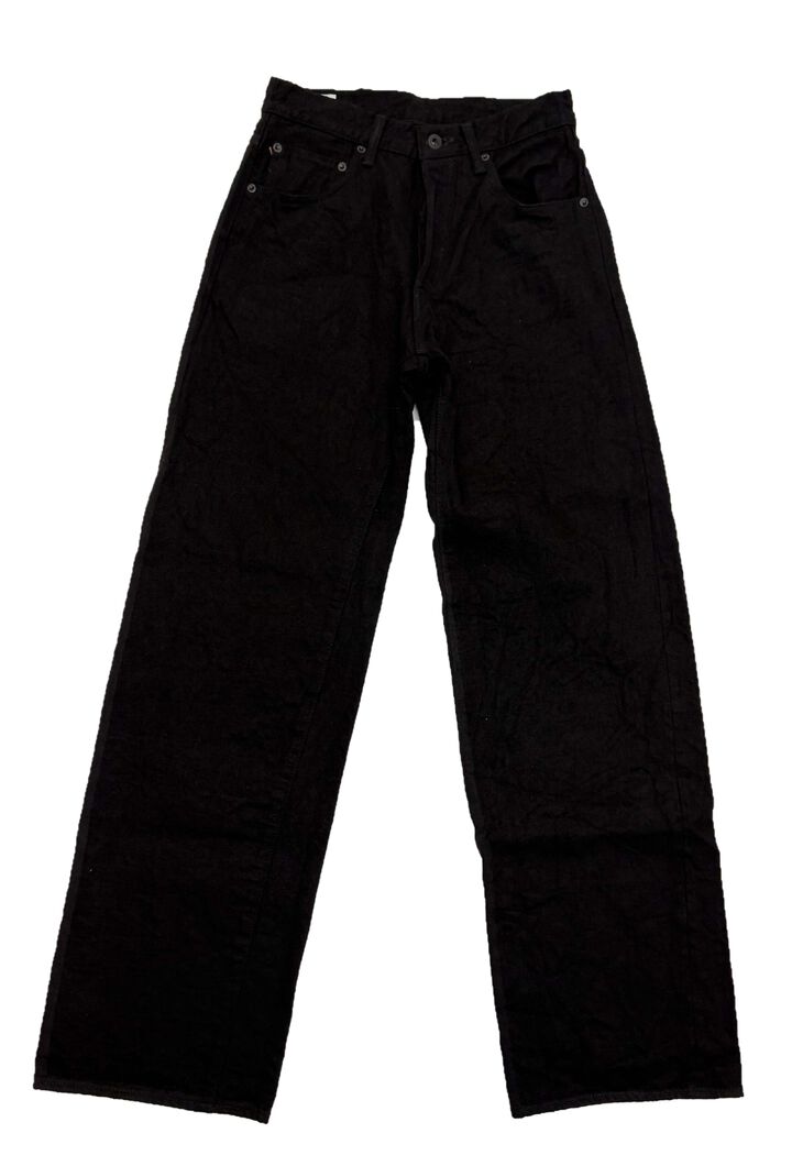 ONI222CCD-BKBK 15oz Crushed Concrete Denim Black x Black Kabuki Selvedge  Super Wide Straight,, medium image number 7