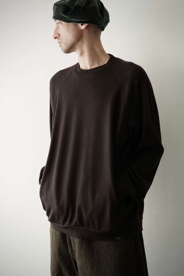 【CAPERTICA】711CS26 Super 140s Washable Wool MW_Jersey Wool Sweat 2026,OLIVE, small image number 13
