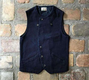 GZ-AWV-3012 Aviator Work Vest,INDIGO, small image number 1