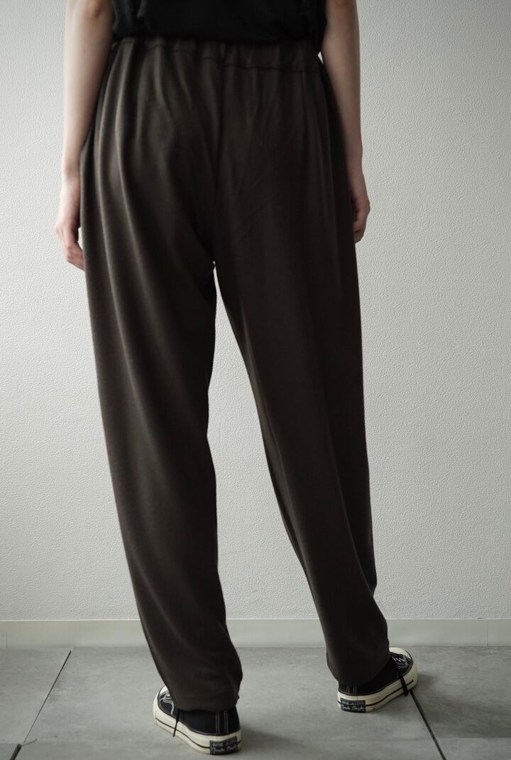 【CAPERTICA】CAP707PT23 Super140s Washable Wool MW_Jersey / Seamless Easy Pants,EBONY, medium image number 13