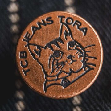 TCB 10oz Shop Coat Tabby's Coat Black Wabash,, small image number 7
