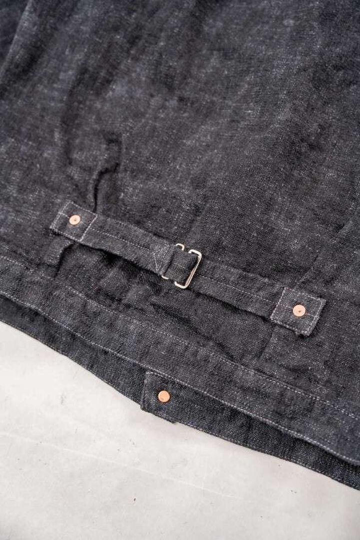 GZ-SKGJ1ST-BK Kase Dyed JEAN JACKET 1ST Black,, medium image number 6