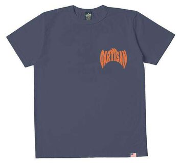 8180B USA Cotton Print T-shirts,NAVY, small image number 0