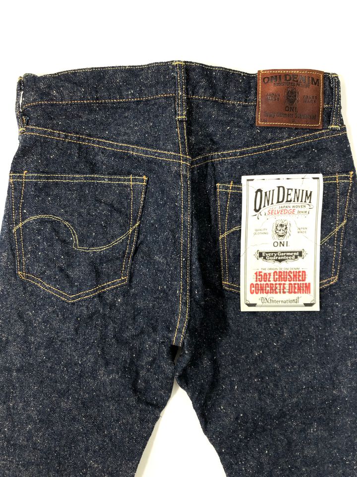 ONI622-CCD-Kabuki 15oz Crushed Concrete Denim Kabuki Selvedge Relax Tapered,, medium image number 6