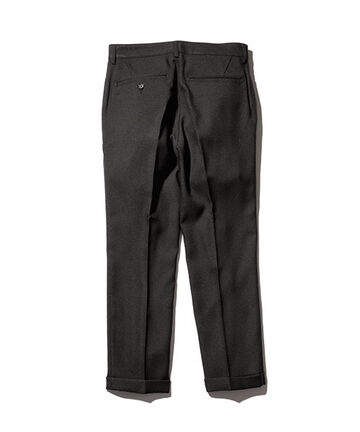 M-18102  / RETORO POLYESTER TWILL / ONE PLEATS STA-PREST TAPERED PANTS,GRAY, small image number 4