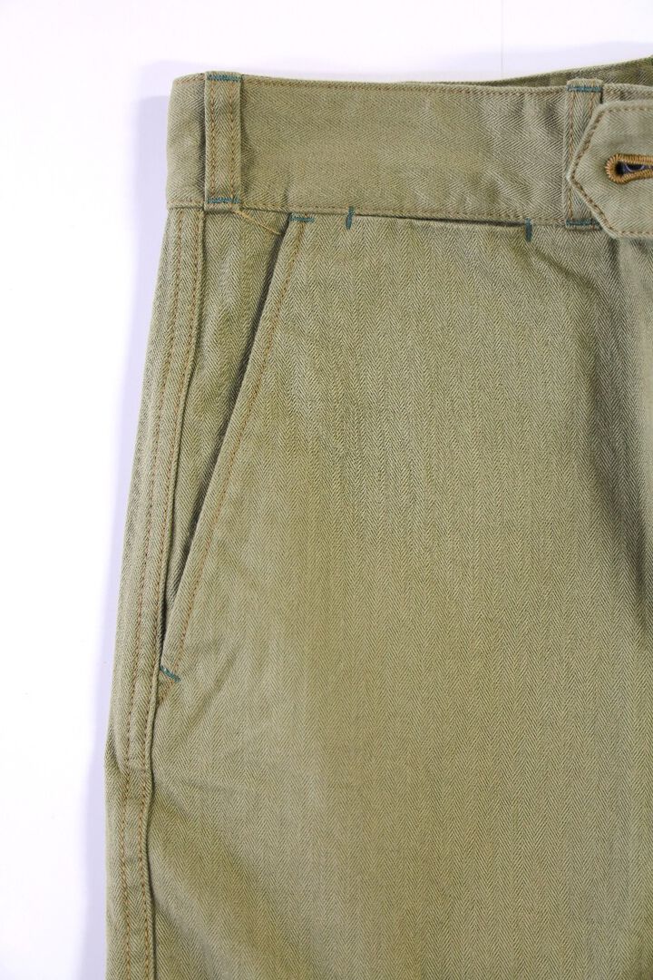 540-33 HBT Work trousers	-OLIVE-33,OLIVE, medium image number 3