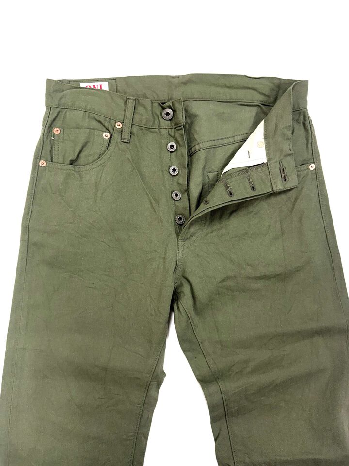 ONI271-SVCOL Selvedge Chino Olive,, medium image number 1