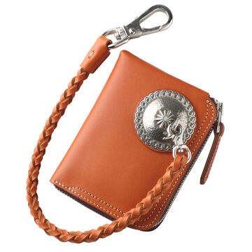 PAILOT RIVER LP01L-PRBR (REDMOON) Short Wallet LP01L-PRBR (Oil Leather Black
Oil Leather Red Brown
Oil Leather Dark Brown
Saddle Leather Natural),OIL LEATHER RED BROWN, small image number 0