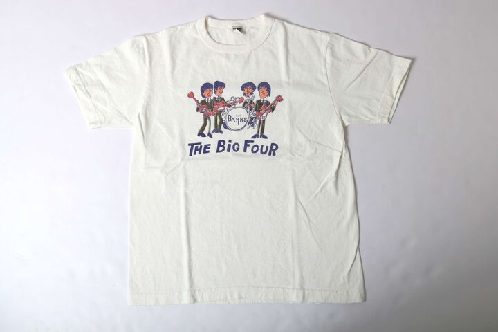 BR-26263 TSURI-AMI S/S PT-T (WHT,GRY),WHITE, medium image number 0