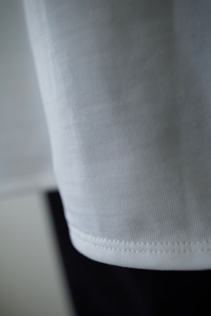 【CAPERTICA】CAP707CS34 Soft Twist Suvin Cotton / Big Tee,WHITE, medium image number 4