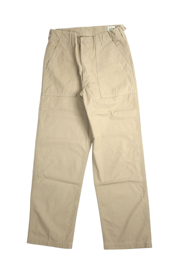 01-5002 US ARMY FATIGUE PANTS RIP STOP (REGULAR FIT) 67BEIGE-One Washed-3,, small image number 1