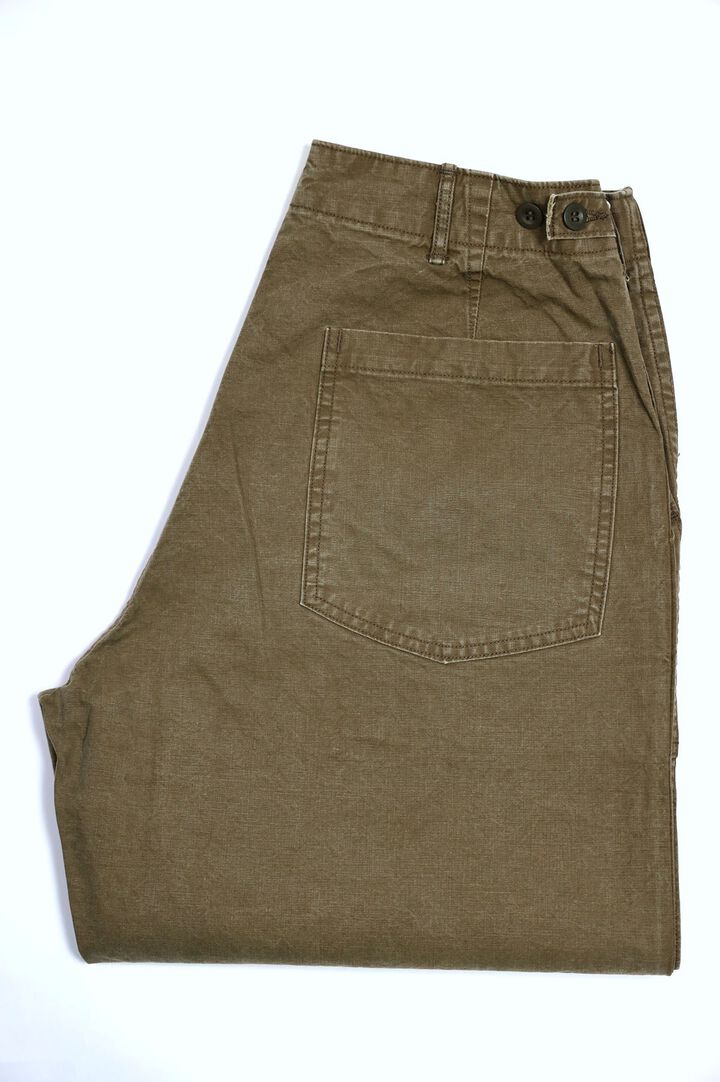 01-5103-M77 SUMMER FATIGUE PANTS Olive,, medium image number 2