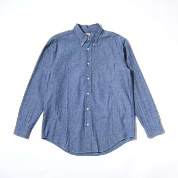 F3501 CHAMBRAY B.D SHIRT,BLUE, small image number 0