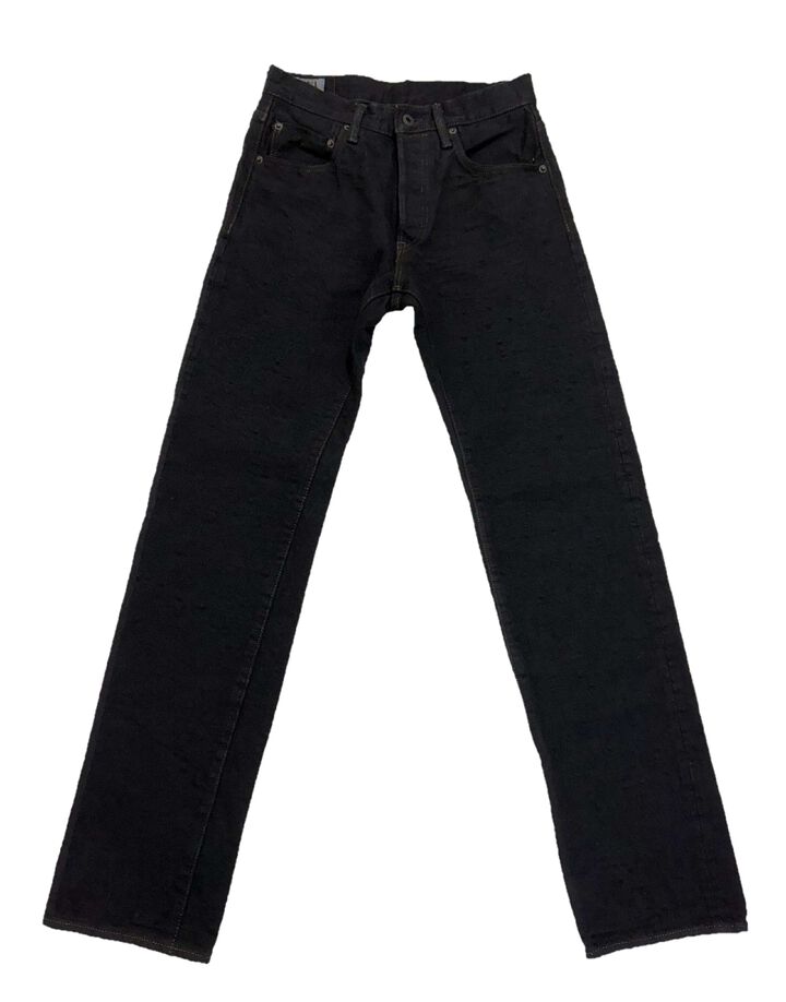 ONI-277Bumpy-黒 (Black) 17oz Bumpy Denim Just Right Straight,, medium image number 6