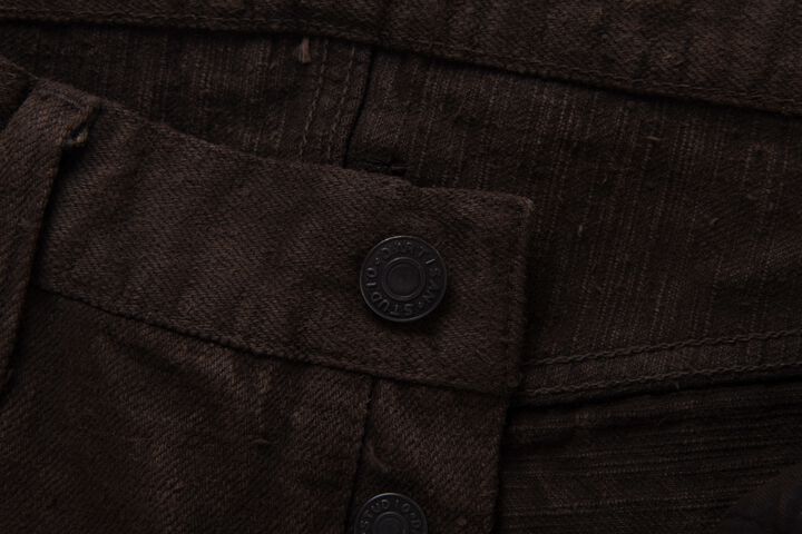 【Pre-Order】D1913 15oz Amami Mud Dyed GL3 Jeans Regular Straight,BROWN, medium image number 6