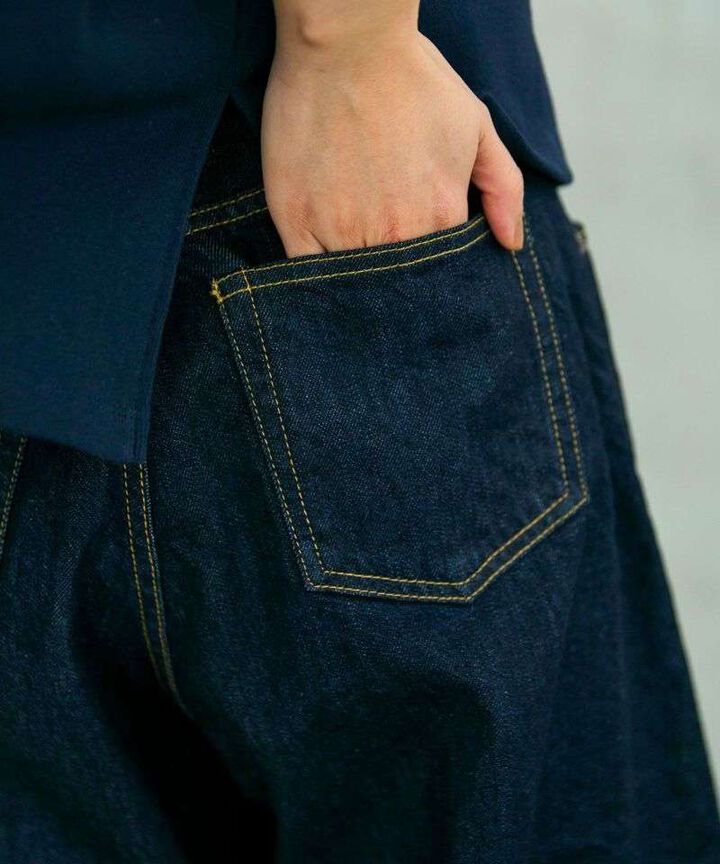 STPT6003 11.5oz PANEL JEANS【WOMEN'S】,INDIGO, medium image number 5