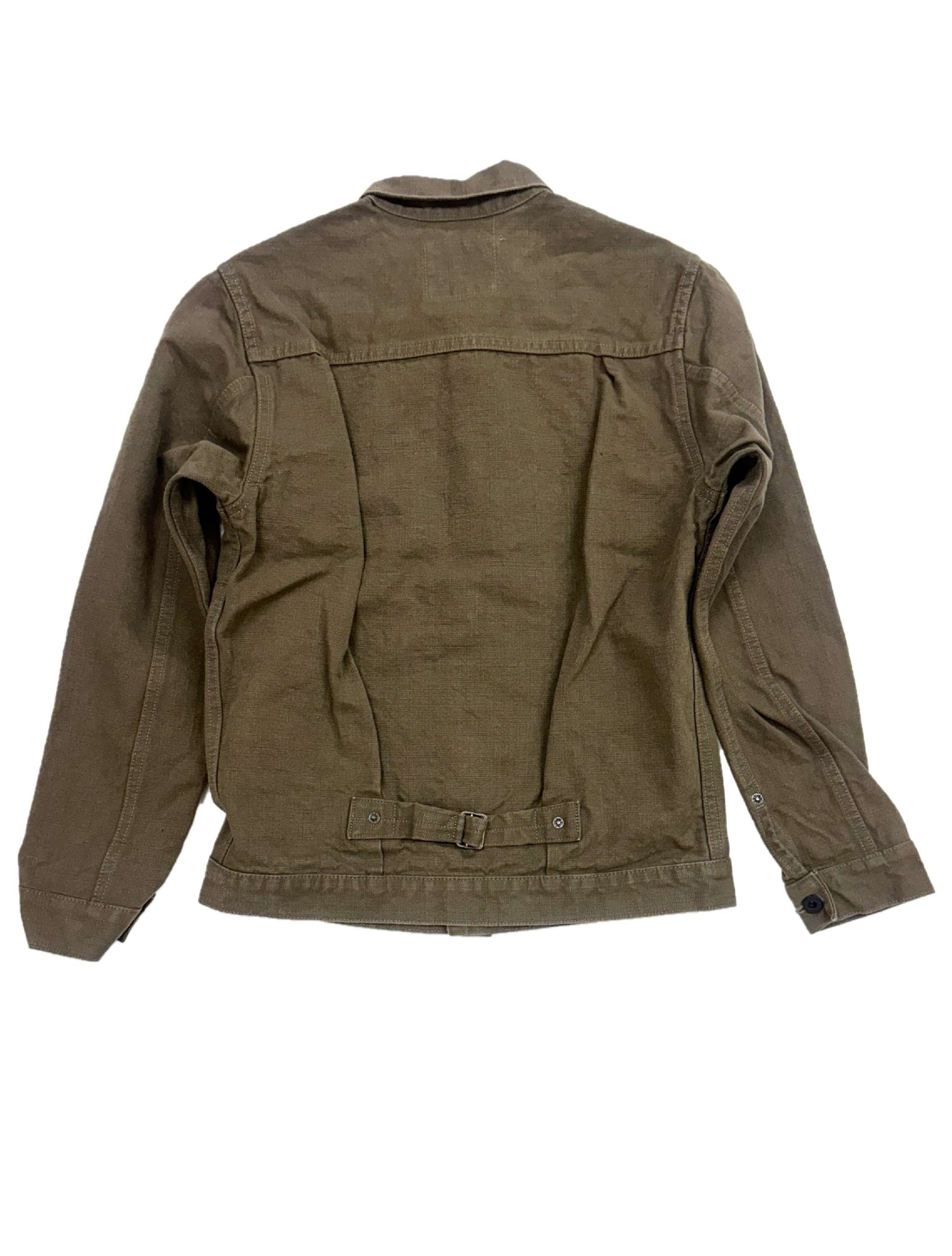 DENIMIO | ONI01507L-HOX-OLB 13oz Sulfur dye Heavy Oxford Olive