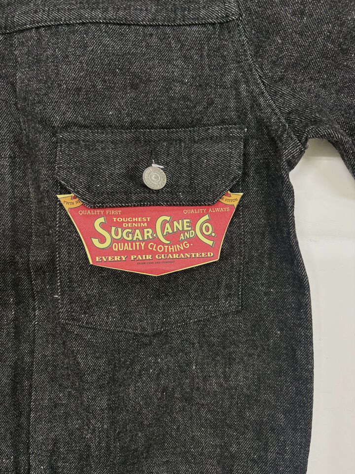 Lot No. SC15650 / 14.25oz. BLACK DENIM JACKET 1953 MODEL,, medium image number 4