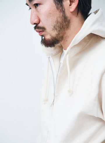 SWS-TW02 15.7oz Jersey Zip Hoodie (BLACK, WHITE),BLACK, small image number 3