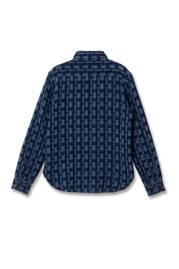 【Pre-Order】5757 Indigo NORAGI Work Shirts,INDIGO, small image number 1
