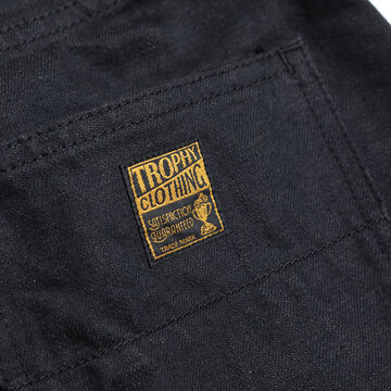 1908 13.5oz W Knee Narrow Blackie Denim,, small image number 8