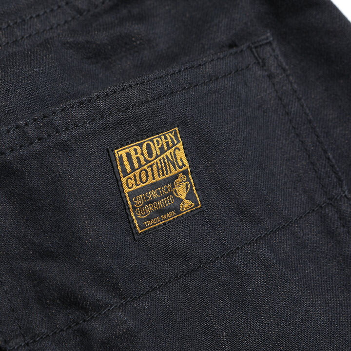 1908 13.5oz W Knee Narrow Blackie Denim,, medium image number 8