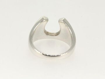 HYJK-244SV-BRS Brass Horseshoe Signet RG SV-BRS,, small image number 3