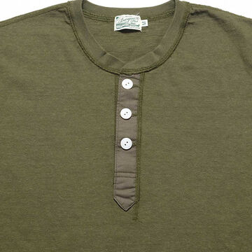 HBP-016 Henry Neck Long Sleeve T-Shirt (6 COLORS),OLIVE, small image number 7