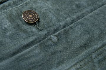 【Pre-Order】D4672 14oz Indigo Green Denim Jacket,, small image number 9