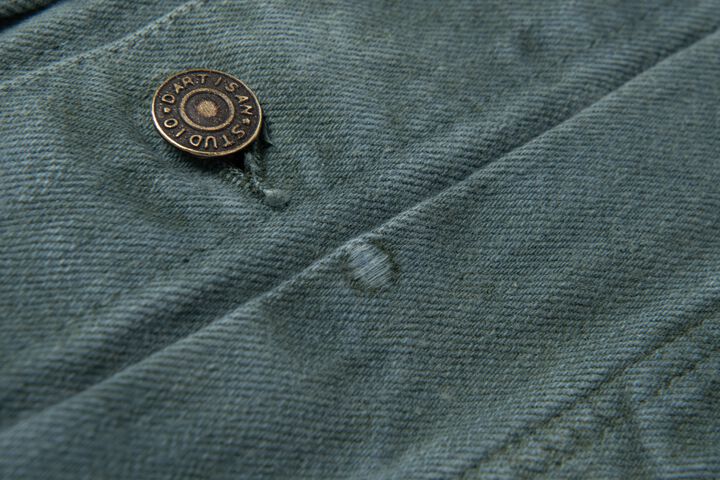 【Pre-Order】D4672 14oz Indigo Green Denim Jacket,, medium image number 9