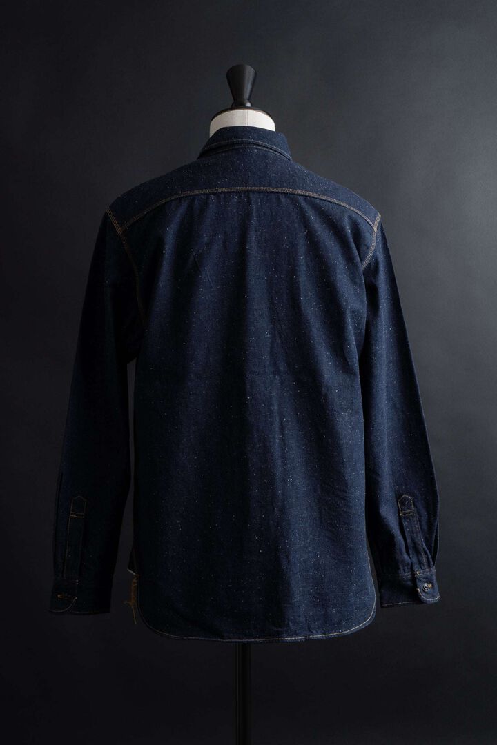 MS005E (001) 10oz SELVADGE DENIM WORK SHIRTS,, medium image number 6
