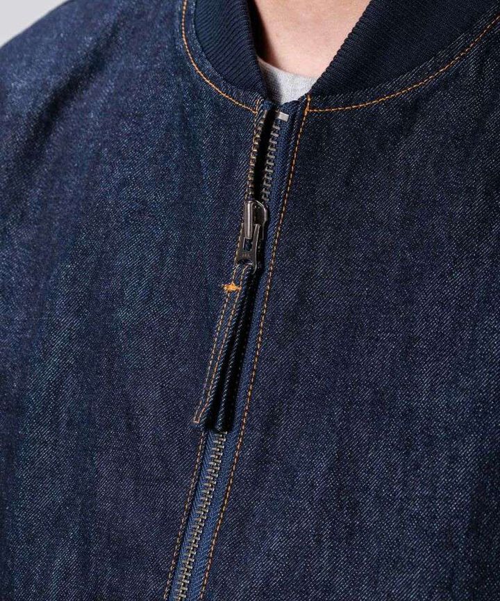 JBOT1307 13oz Denim Bomber Jacket,INDIGO, medium image number 9
