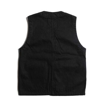 Lot. 3905 Rancher Vest Blackie Denim,, small image number 1