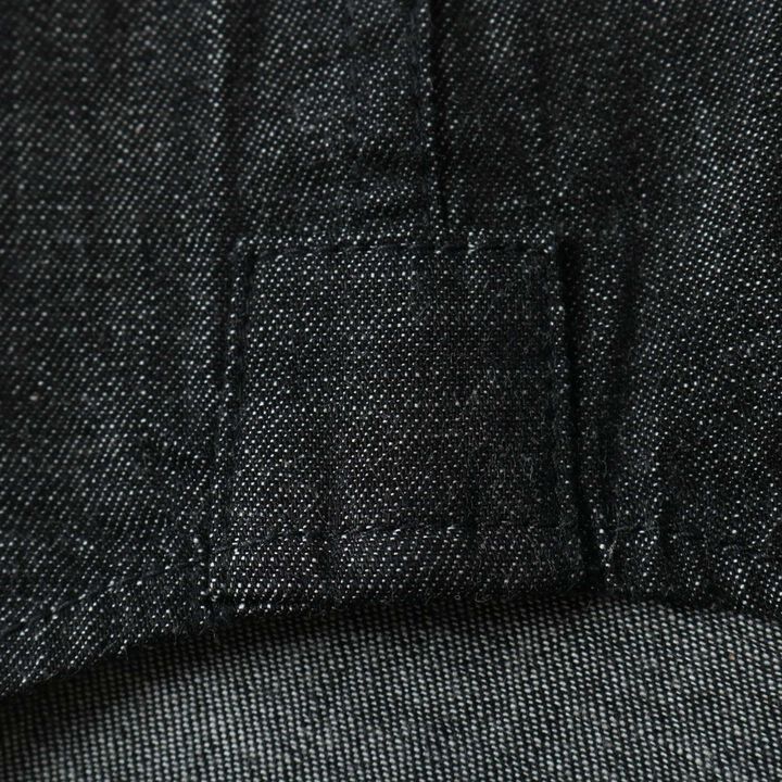 BR-25338 8oz DENIM WIDE SPREAD Collar BD L/S Shirt,BLACK, medium image number 11