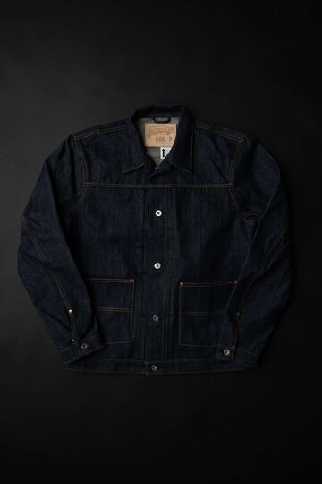 XX601 (SP5) 15.8OZ NATURAL INDIGO 5 CONTINENTS ORGANIC COTTON DENIM JACKET,, small image number 6