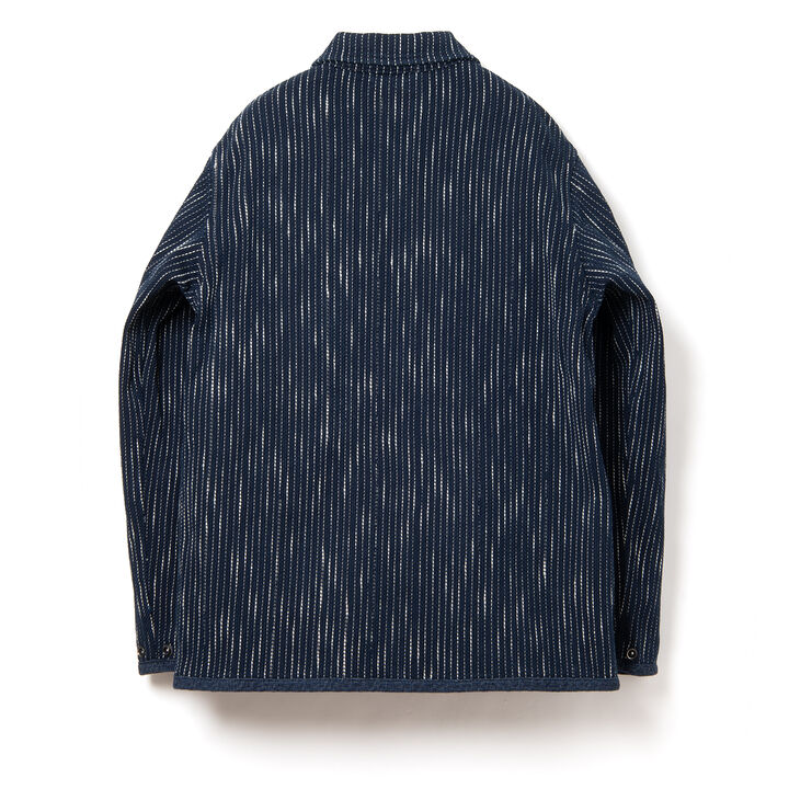 4587 13oz RAIN Sashiko Jacket,INDIGO, medium image number 1