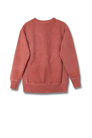 8185 Bengara Dyed Tsuri-Ami Sweatshirts,RED, small image number 1