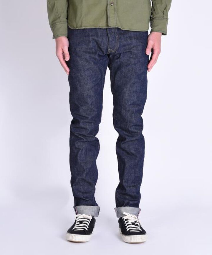 G005-MZ Super heavy dobby type-2 narrow tapered (zipper fly)-One Washed-40,, medium image number 6