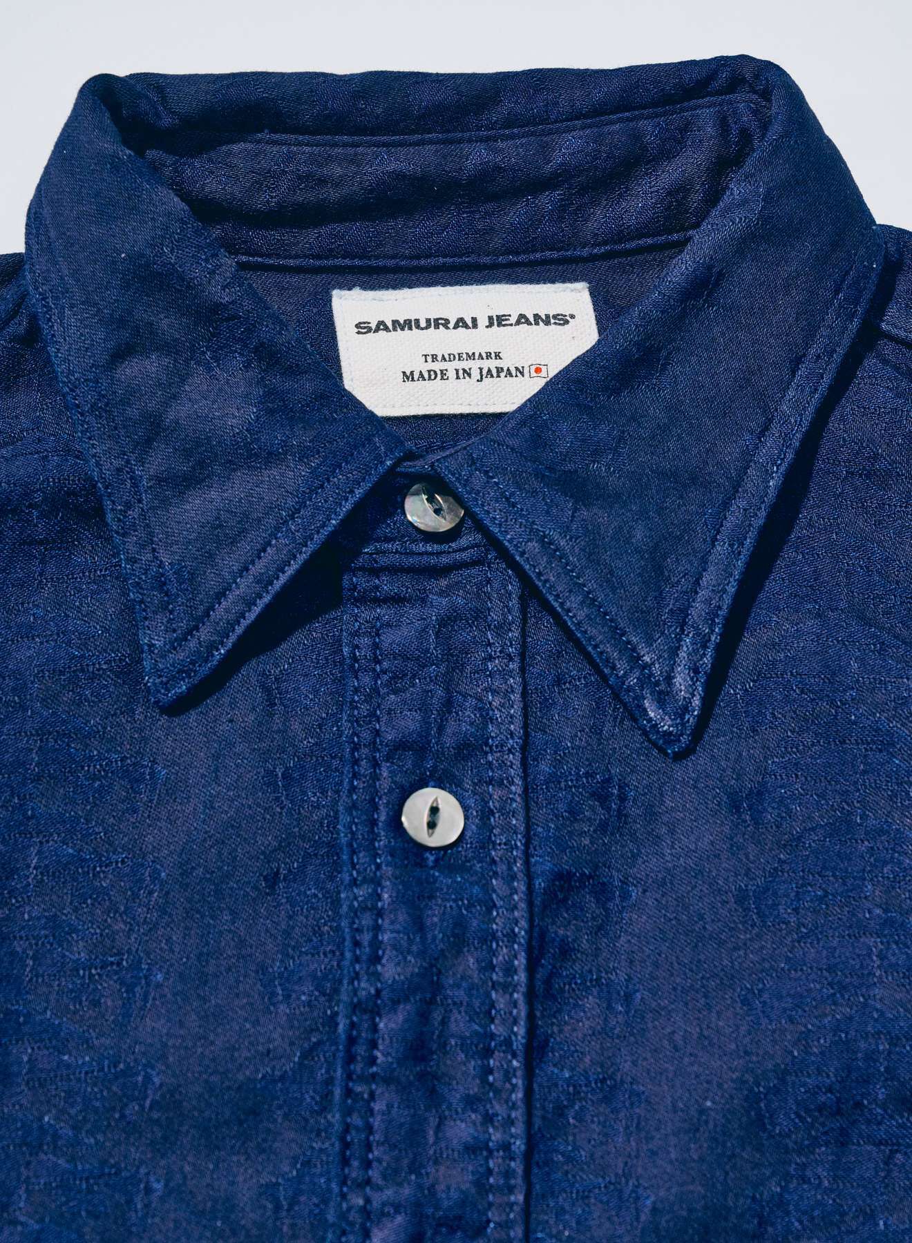 DENIMIO | SSS26-01 Sengen Indigo Jacquard Shirts