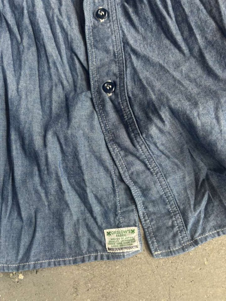 01-8270 RELAX FIT CHAMBRAY WORK SHIRT,, medium image number 5