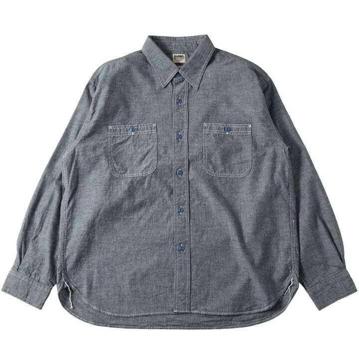 BR-25340 NAVAL SHIRTS PT,LIGHT INDIGO, medium image number 6