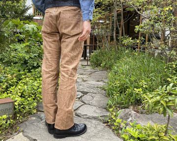 GZ-1917S3 13oz Nippon Cotton Organic Cotton Slim Straight Jeans (INDIGO, KAKI)-INDIGO-33,INDIGO, small image number 5