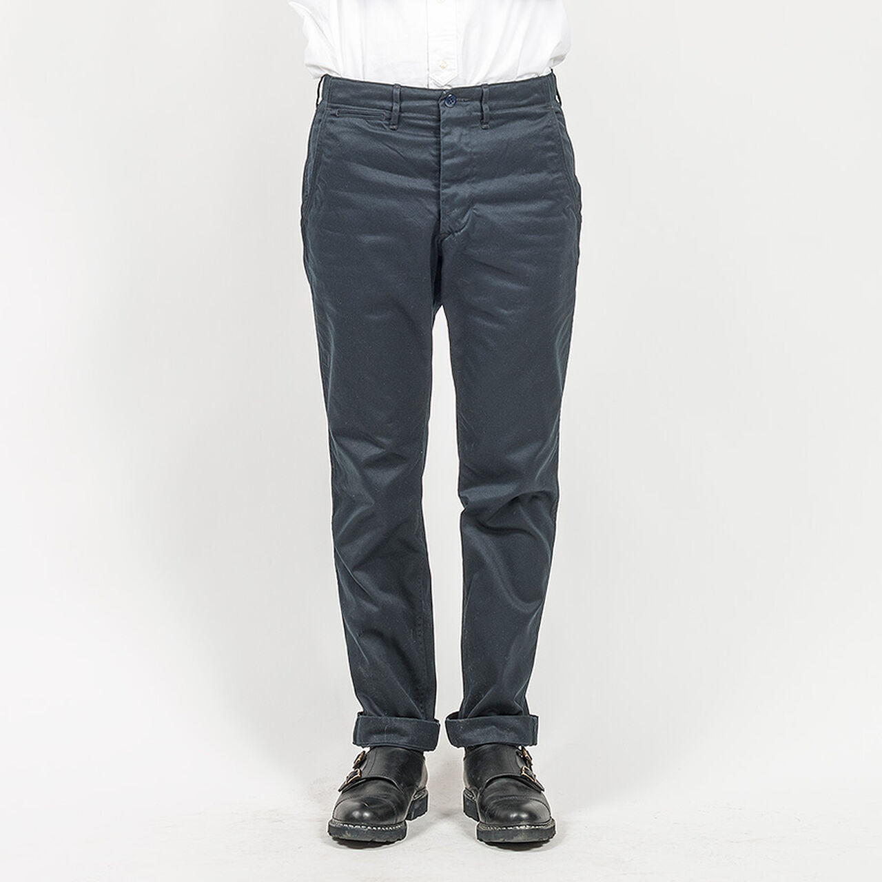 WORKERS | WKSOTST2 10.5oz Workers Officer Trousers Slim (NAVY)