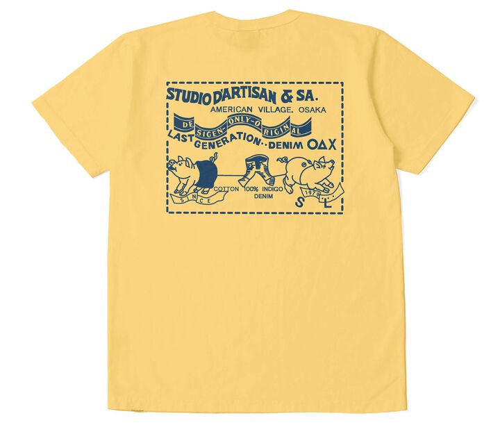 8153 USA Cotton Standard Print T-Shirts,WHITE, medium image number 5