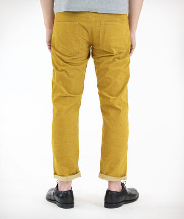 JB2101 TC CORDUROY ANKLE CUT SLIM STRETCH (Mustard),, small image number 10