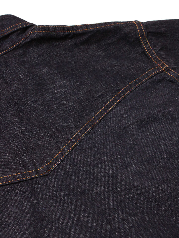 TCB Ranchman Shirt (Denim) 8.5oz Denim Western Shirt,, medium image number 6